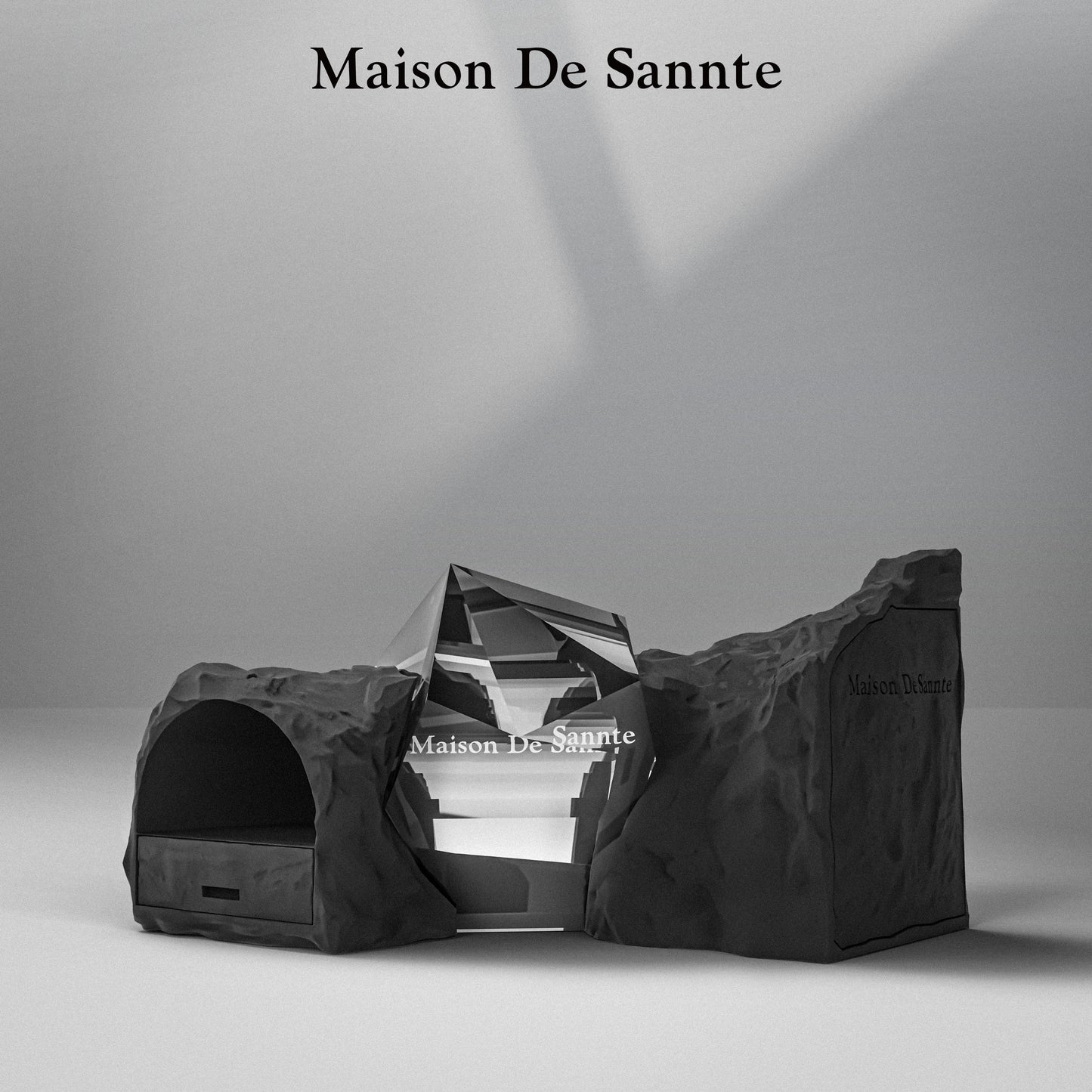 Maison De Sannte Modastone Cat Litter Box